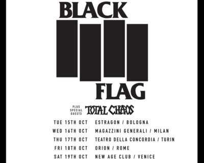 Le news di oggi: Black Flag, Cloud Nothings, Therapy, Fink