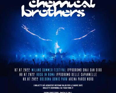 Nuovi concerti: Chemical Brothers, Joey Cape, Blackberry Smoke, Current Joys, LP, Sting, Idles