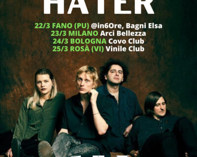 Update concerti: Hater, Bernard Butler, Damned, Lingua Ignota, All Time Low