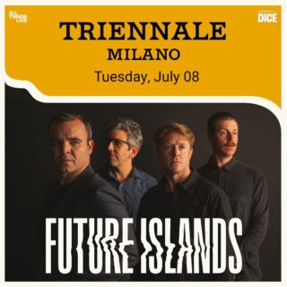 Future Islands @ Triennale, Milano @ Palazzo della Triennale
